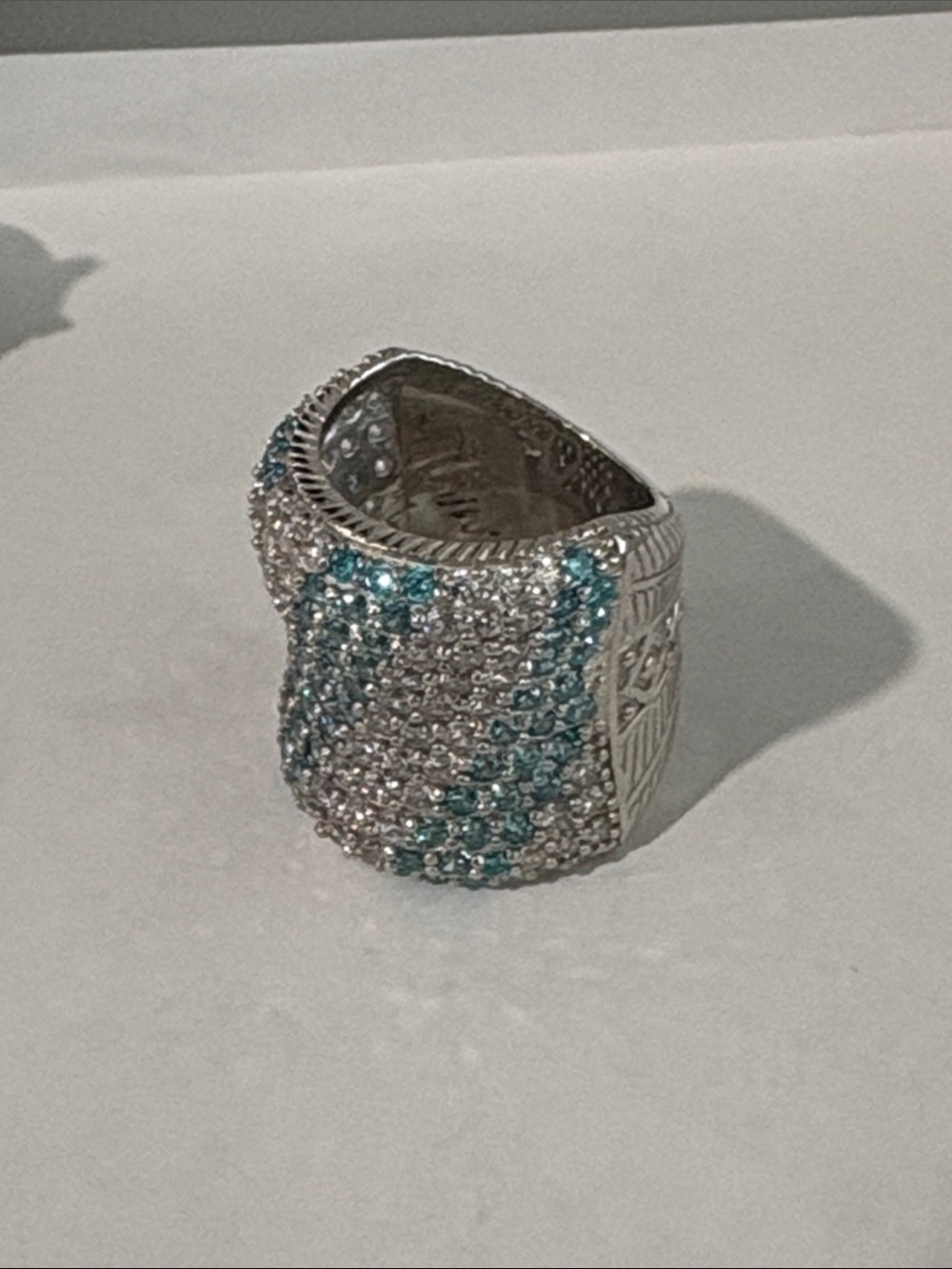 Judith Ripka statement ring size 6. - Picture 5 of 5